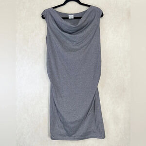Motherhood Maternity Dress Grey Size L